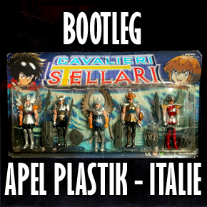 Seiya Bootleg Cloth Saint, Apel Plastik, Italie