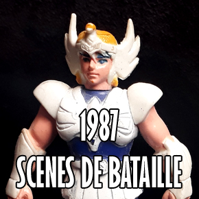 Seiya Figurines Scènes de Bataille, Japon 1987