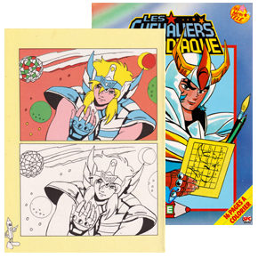 Seiya Jeux Coloriage Éditions SFC, France 1990