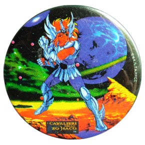 Seiya Badge ICC Internation Comics Club, Cygnus, Italie 2001