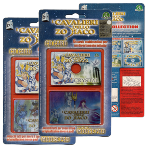 Seiya Micro Tapis de Souris Lenticulaire, Giochi Preziosi, Italie 2000