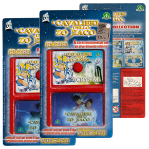 Seiya Micro Tapis de Souris Lenticulaire, Giochi Preziosi, Italie 2000