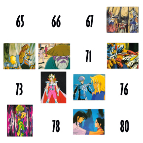 Cartes 65 à 80