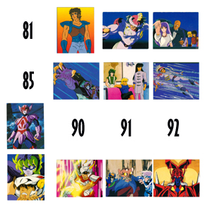 Cartes 81 à 96