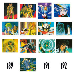 Cartes 177 à 192