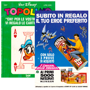 Seiya Publicité Lu, Topolino 1907, Italie 1992
