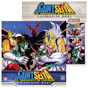 Seiya Calendrier 2021, YNNIS Editions, France