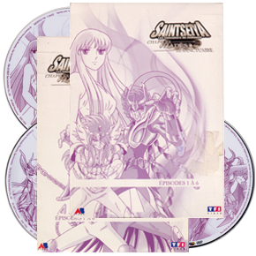 Seiya DVD AB Video TF1 Video, Coffret Épisodes 1 à 6, Chapitre Hadès Le Sanctuaire, France 2009