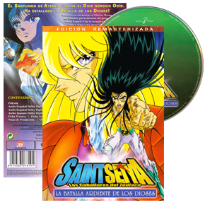 Seiya DVD La Batalla Ardiente de los Dioses - Espagne - 2011
