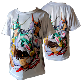 Seiya Mode Tee-Shirt Sans Marque, Chevaliers de Bronze