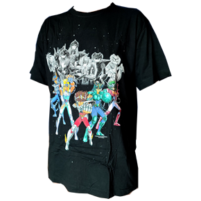 Seiya Tee-Shirt Sans Marque Chevaliers de Bronze et Guerriers Divins
